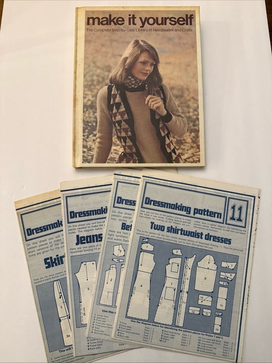 Other - Make It Yourself Needlepoint - Vintage Craft Book & Patterns